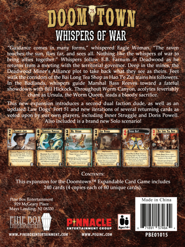 Doomtown: Weird West Edition Set Base - Gioco Di Carte Fantasy, Nuovo